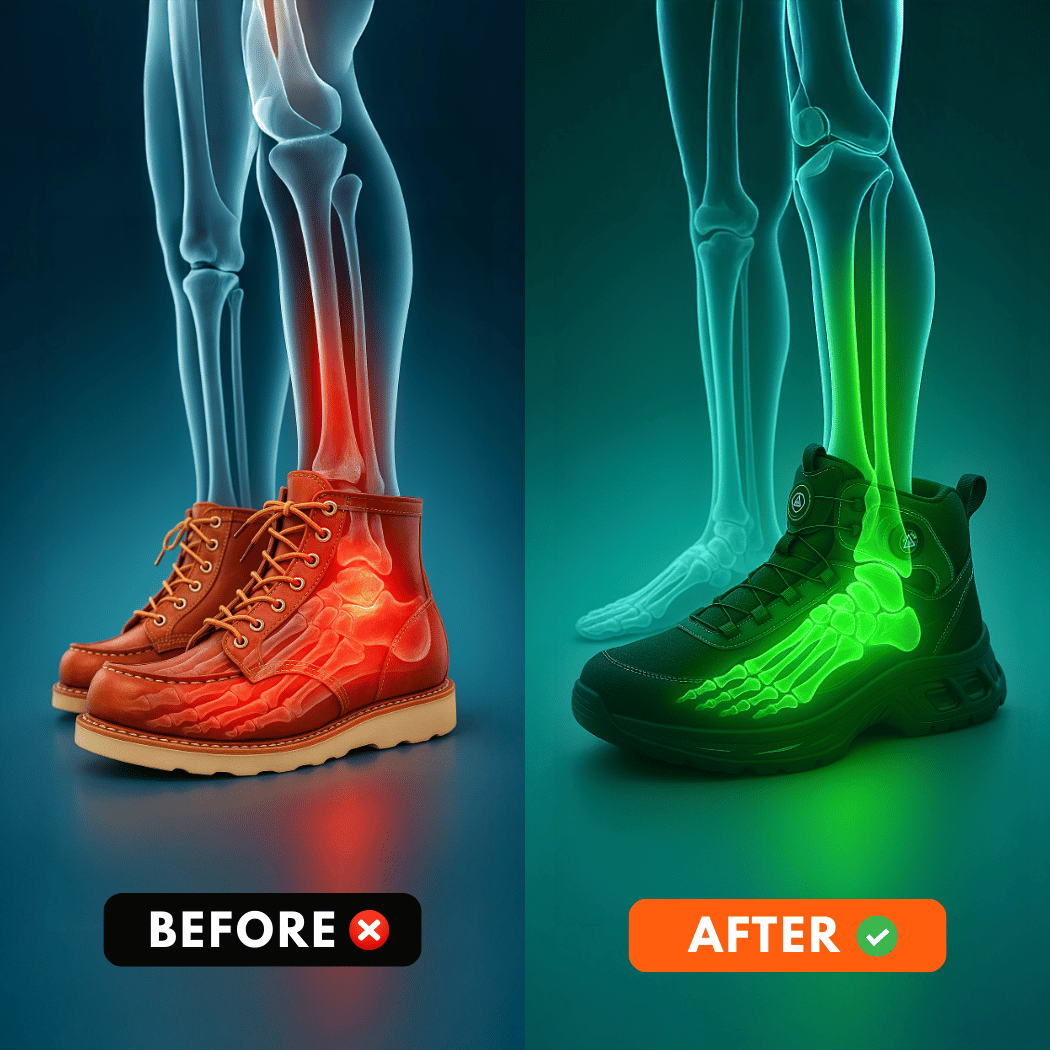 SafeStep 2.0™ - Work 12 Hours Without Throbbing Feet