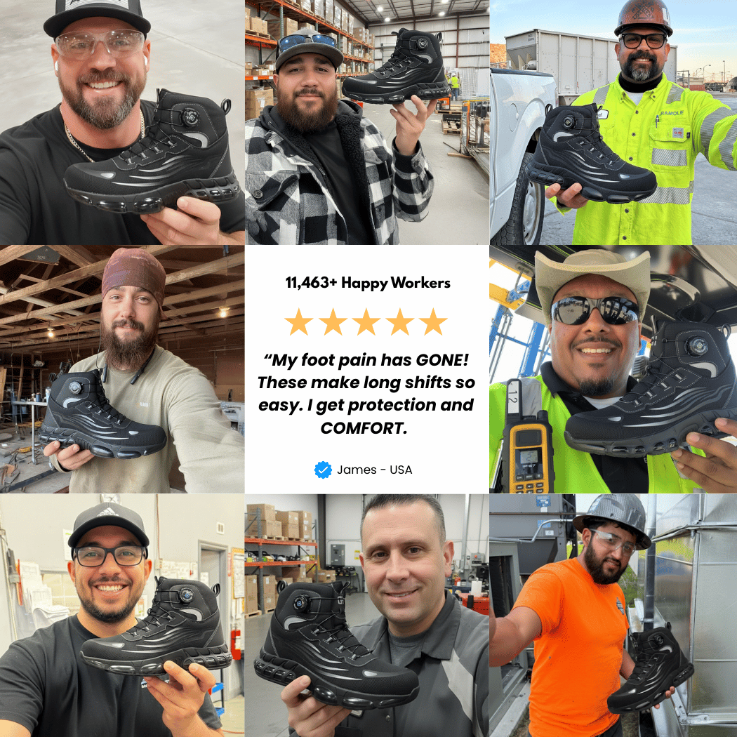 SafeStep 2.0™ - Work 12 Hours Without Throbbing Feet