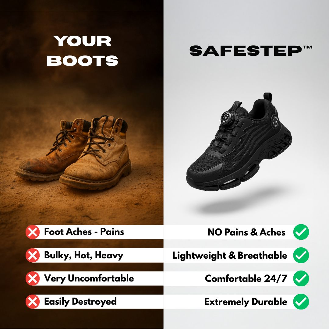 SafeStep™ - Built For Safety & All Day Comfort