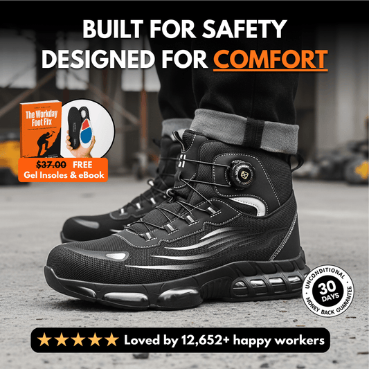 SafeStep 2.0™ - Work 12 Hours Without Throbbing Feet