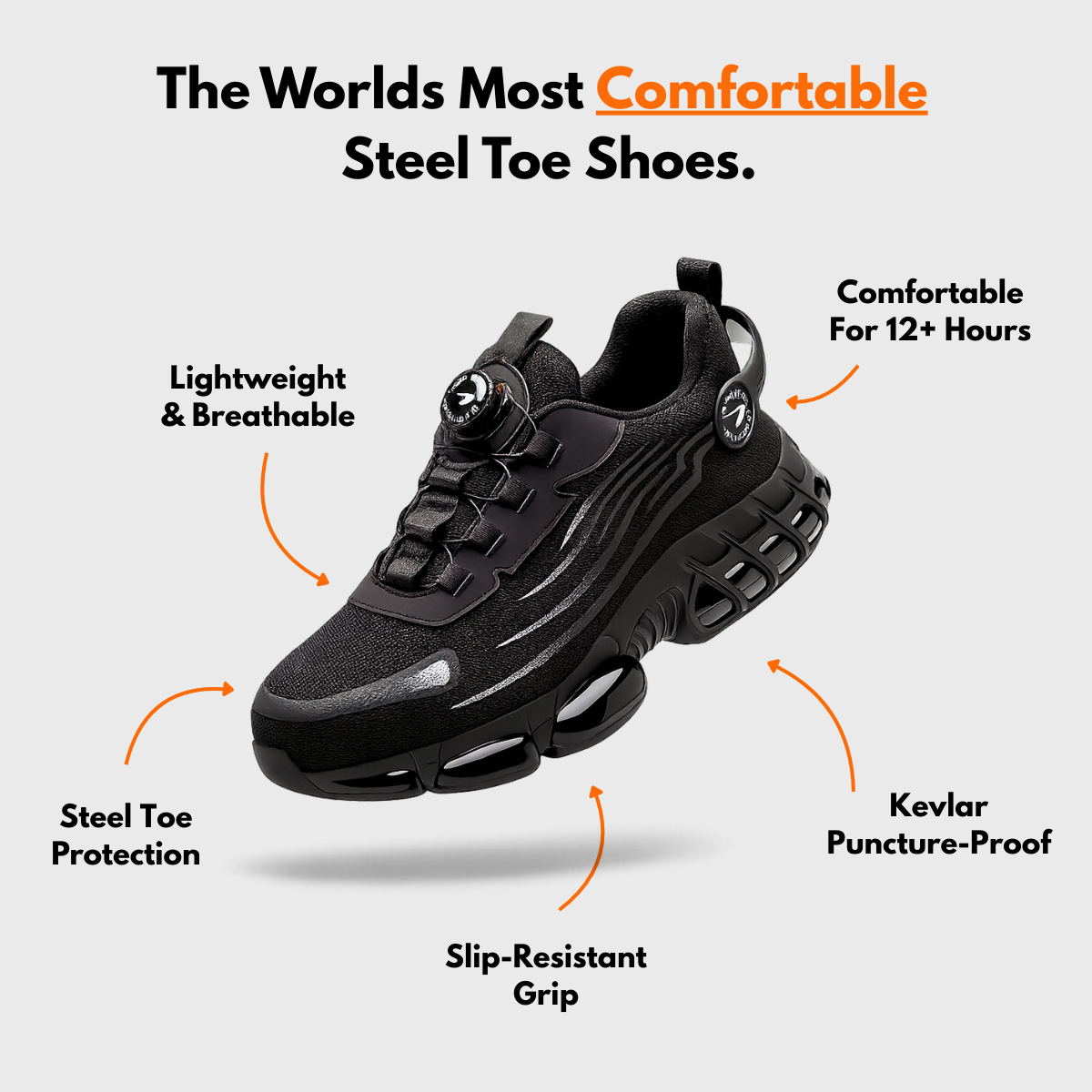 SafeStep™ - The Most Comfortable Steel Toe Shoes