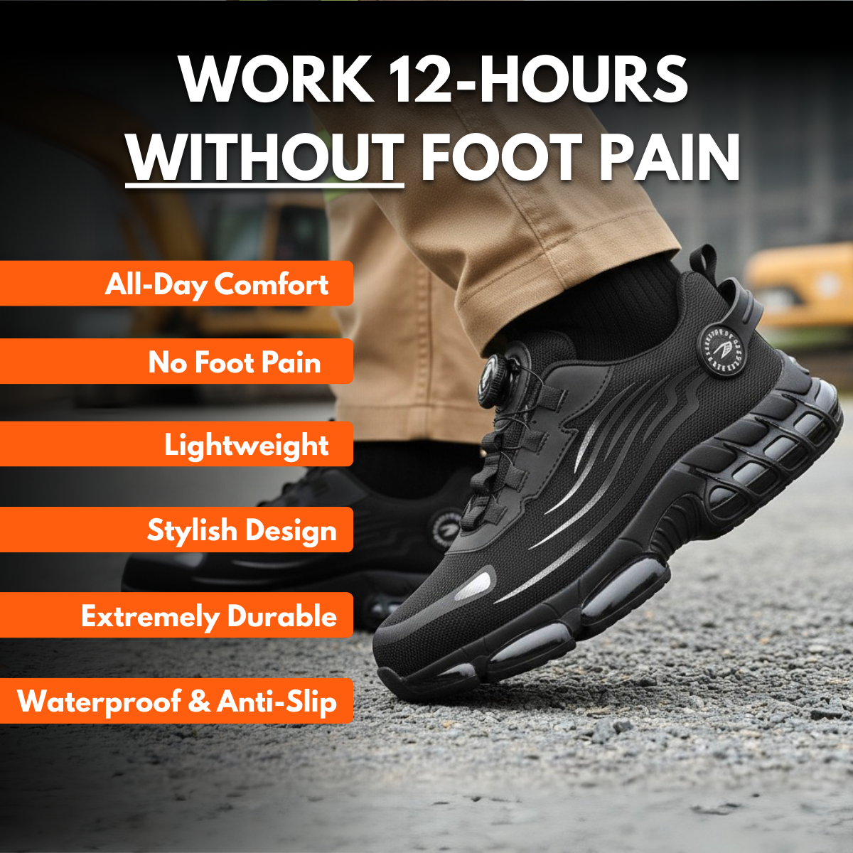 SafeStep™ - The Most Comfortable Steel Toe Shoes